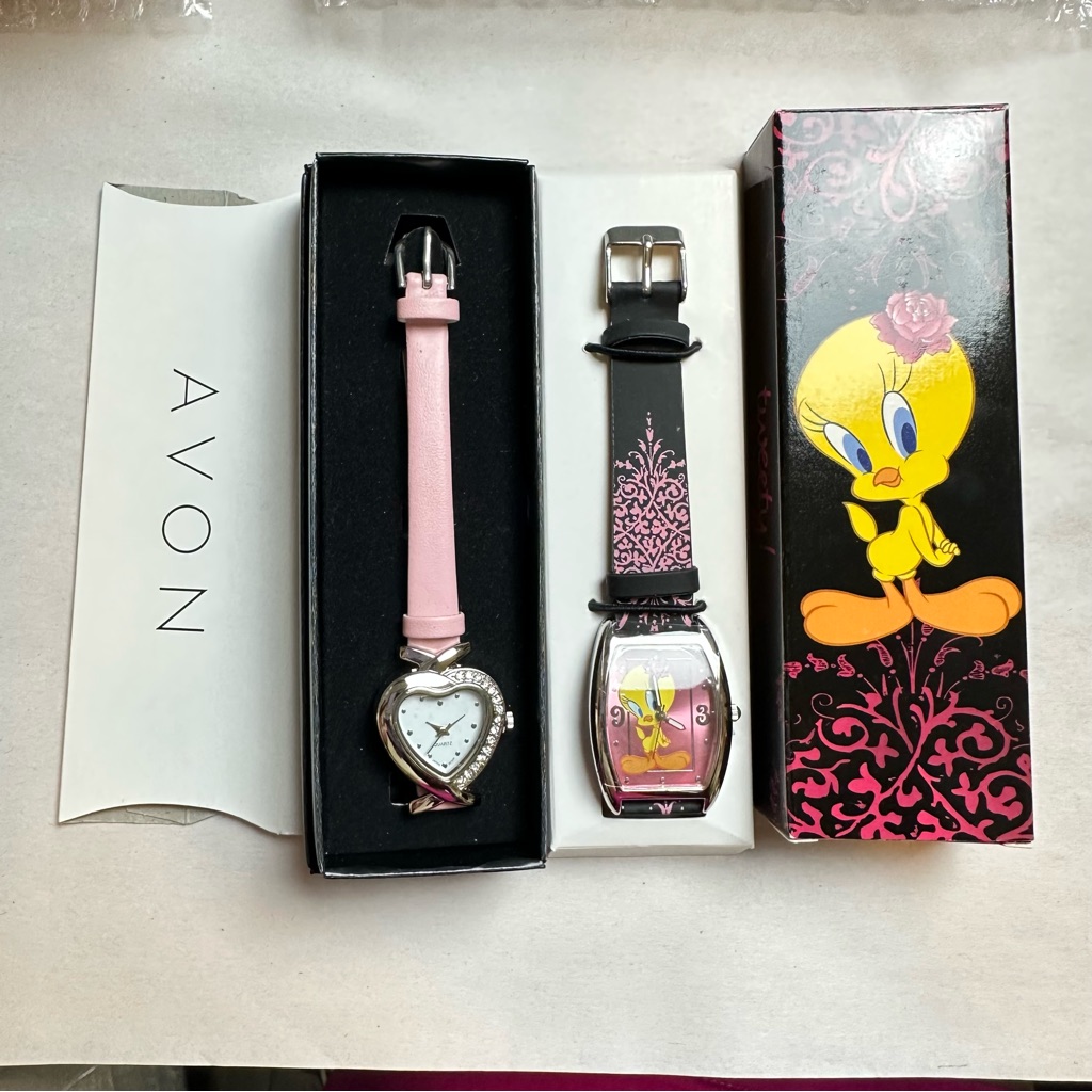 Newtweety Bird Heart Quartz Movement Watch 2pc 35$